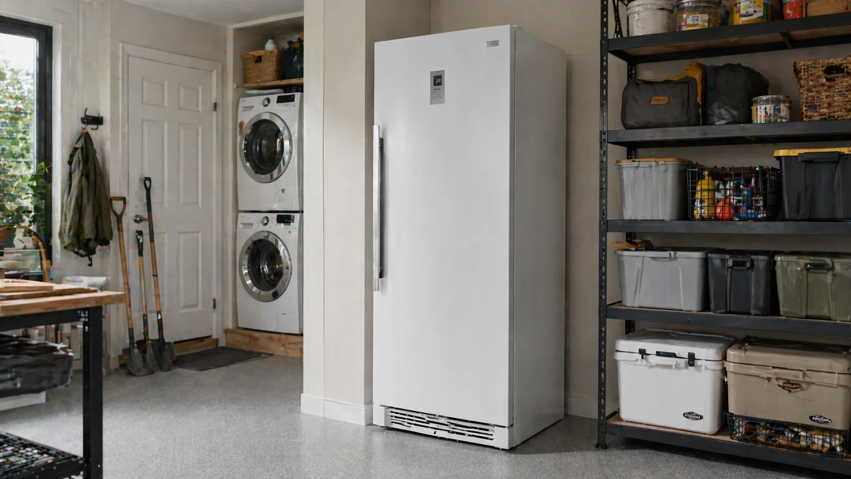 Upright freezer repair in Sherwood Park home