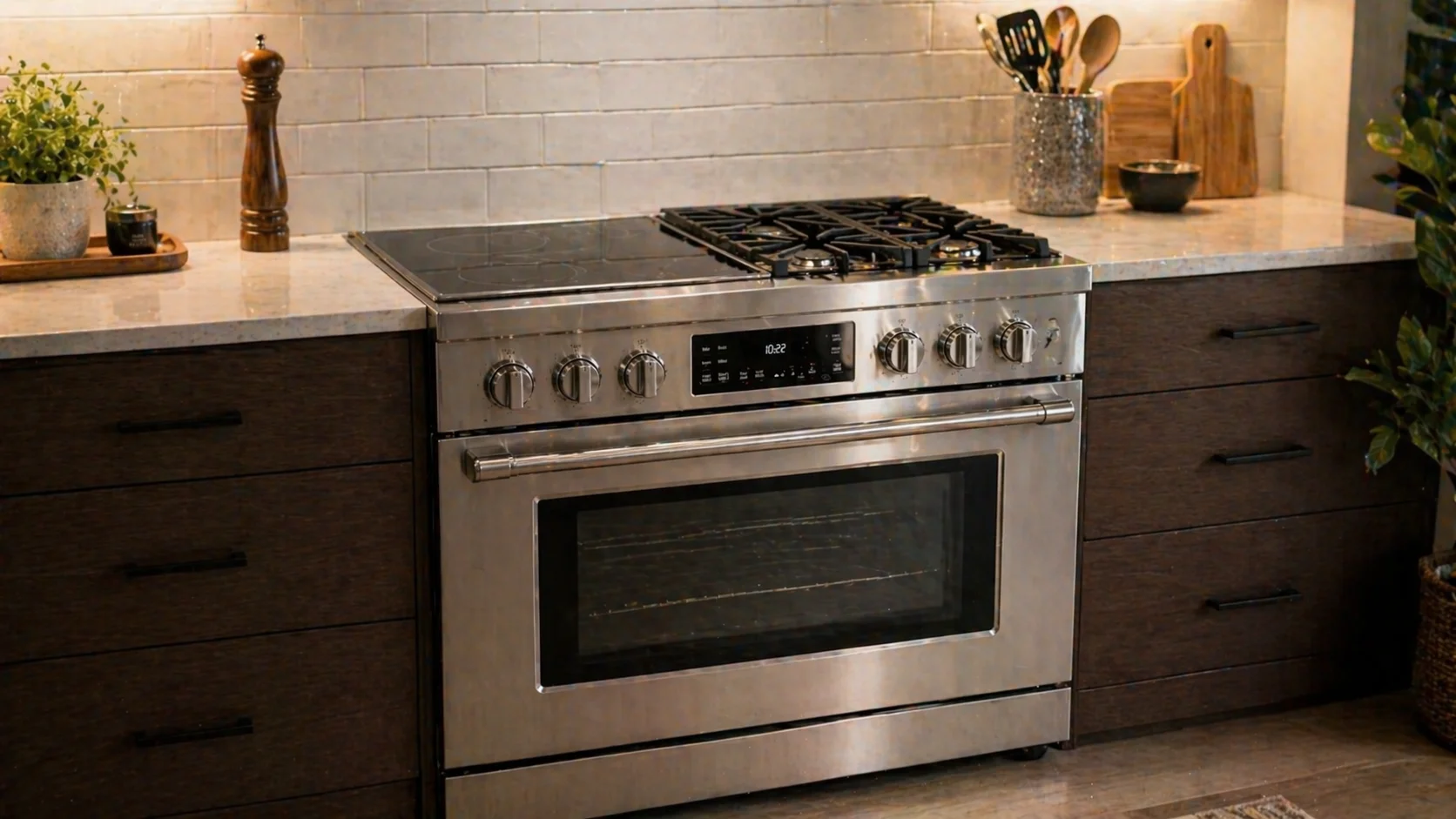 Combination stove repair in Sherwood Park